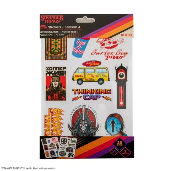 Stranger Things - Season 4 Sticker Set of 2