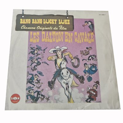 45T - Les daltons en cavale Bang bang Lucky Luke