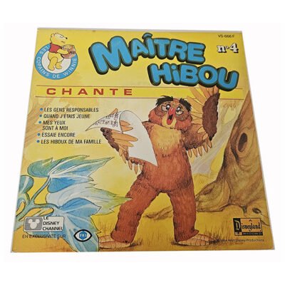 45T - Maitre hibou chante Walt Disney