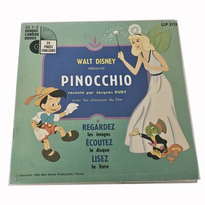 45T - Pinocchio Walt Disney
