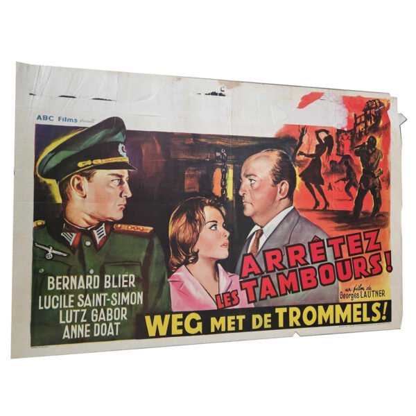 Affiche - Arrêtez les tambours +-35x54cm