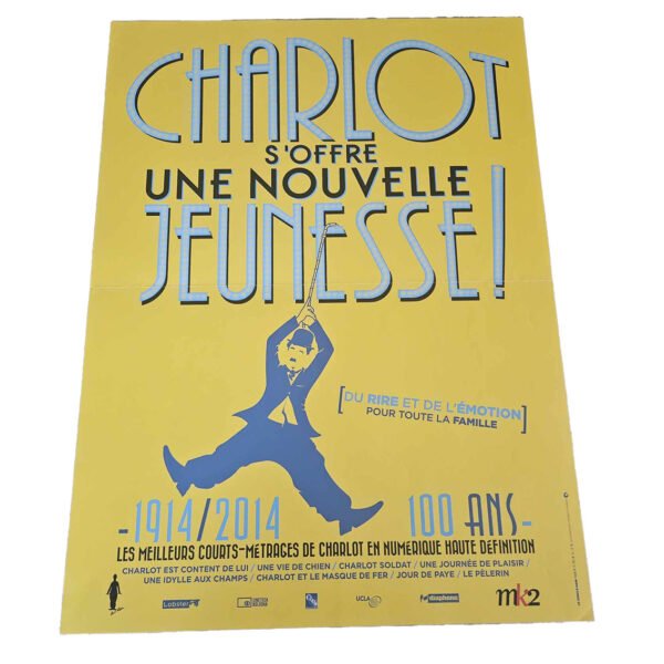 Affiche - Charlot s'offre une nouvelle jeunesse +- 39x53cm Charlie Chaplin