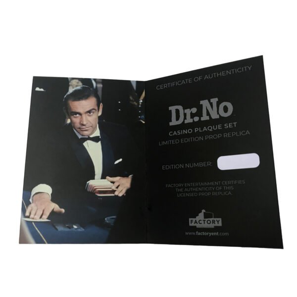 James Bond Dr. No - Casino Plaques Limited Edition Prop Replica – Image 2