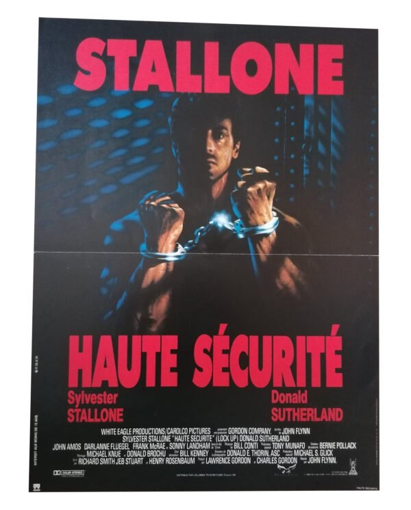 Affiche - Haute sécurité +-40x55 cm Stallone