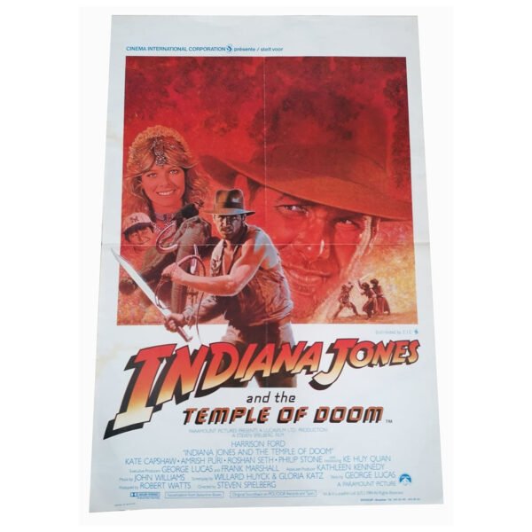 Affiche - Indiana Jones and the temple of doom +- 35x55cm