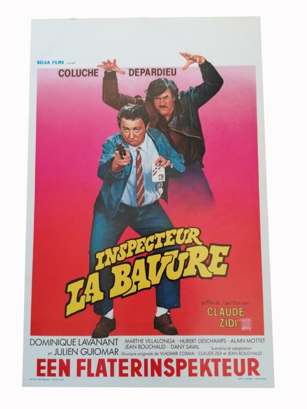 Affiche - Inspecteur la bavure +-35x55 cm Coluche