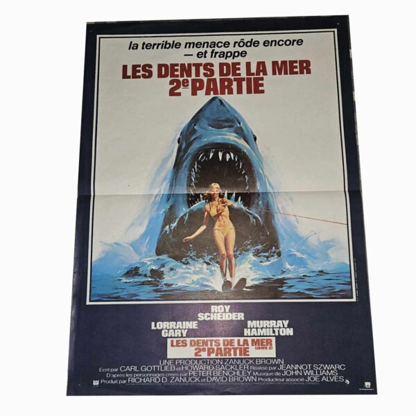 Affiche - Jaws 2 +- 38,5x53cm LES DENTS DE LA MER 2