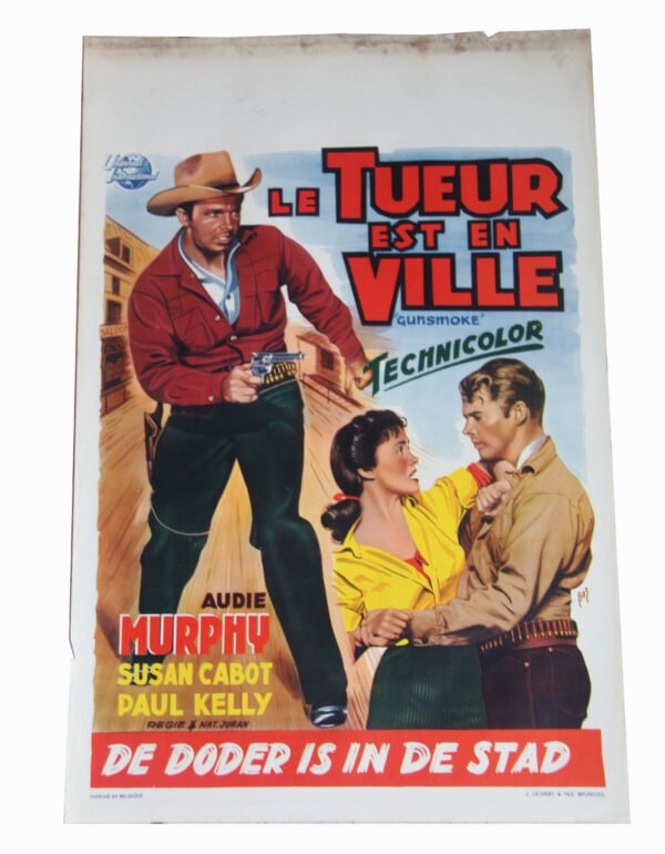 Affiche - Le Tueur est en Ville +-35x55 cm