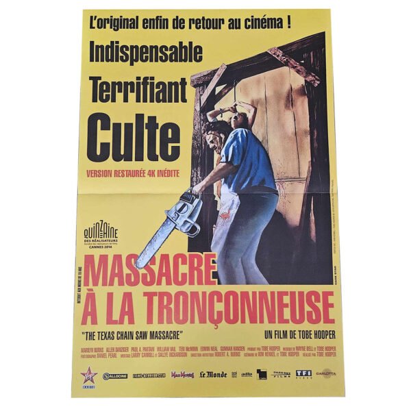 Affiche - Massacre a la tronconneuse +- 42x60cm