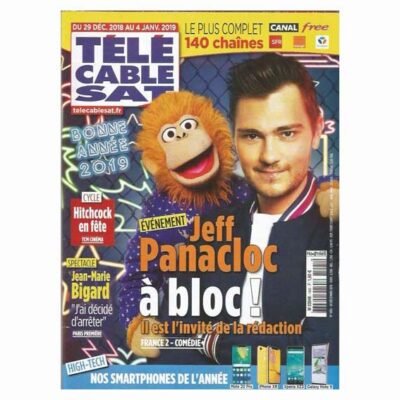 Télé Cable Sat n°1495 - 24 décembre 2018 Jeff Panacloc - Bigard