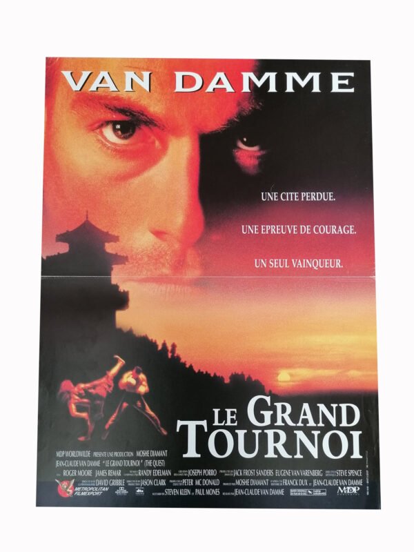 Affiche - Le grand tournoi  +-40x54 cm JCVD Jean-Claude Van Damme