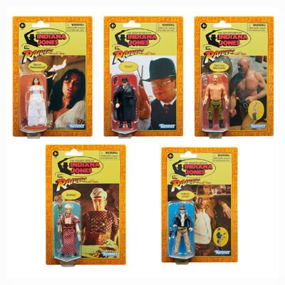 Indiana Jones Retro Collection Les Aventuriers de l'arche perdue 5 figurines