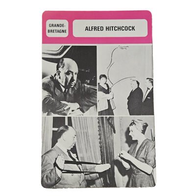 Fiche de Monsieur Cinéma - Alfred Hitchcock