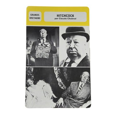 Fiche de Monsieur Cinéma - Alfred Hitchcock