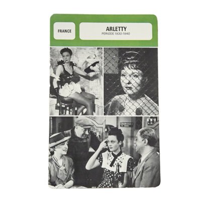 Fiche de Monsieur Cinéma - Arletty