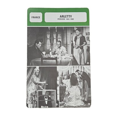 Fiche de Monsieur Cinéma - Arletty