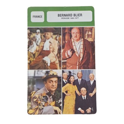 Fiche de Monsieur Cinéma - Bernard Blier
