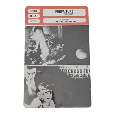 Fiche de Monsieur Cinéma - Forfaiture the cheat