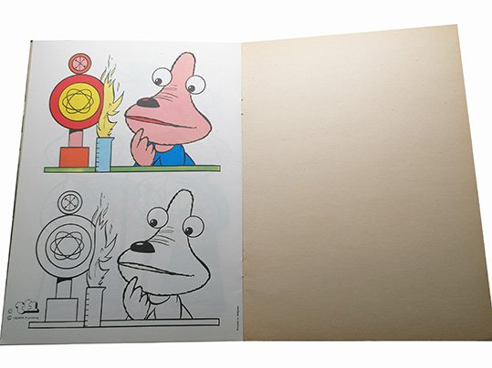 Sibor & Bora Les visiteurs du mercredi livre a colorier vintage – Image 2