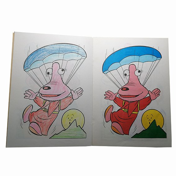 Sibor & Bora Les visiteurs du mercredi livre a colorier vintage – Image 11