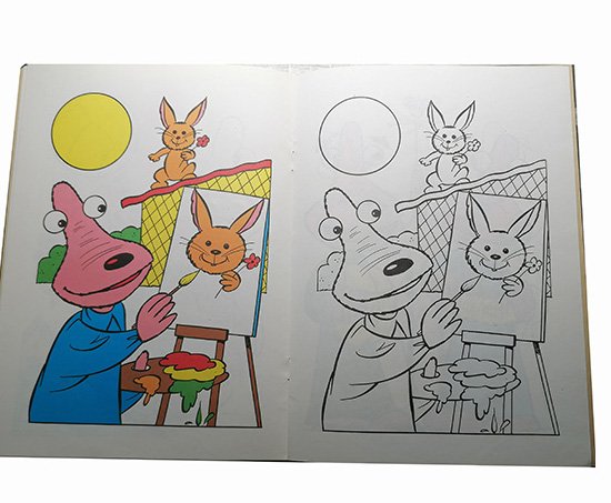 Sibor & Bora Les visiteurs du mercredi livre a colorier vintage – Image 10