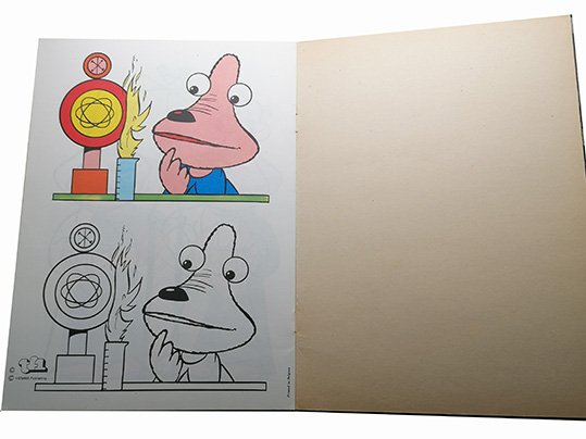 Sibor & Bora Les visiteurs du mercredi livre a colorier vintage – Image 9