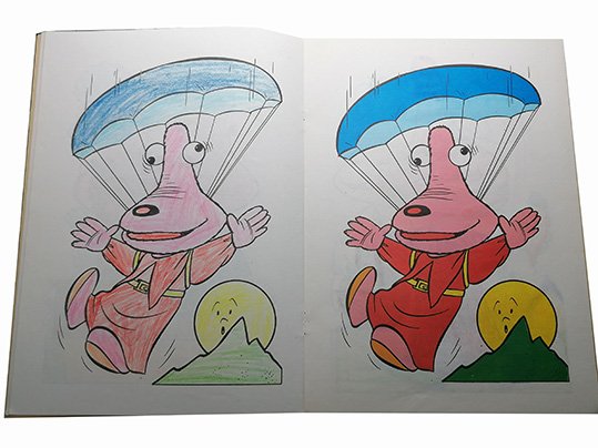 Sibor & Bora Les visiteurs du mercredi livre a colorier vintage – Image 6
