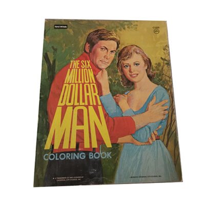 The Six Million Dollar Man – coloring Book 1972