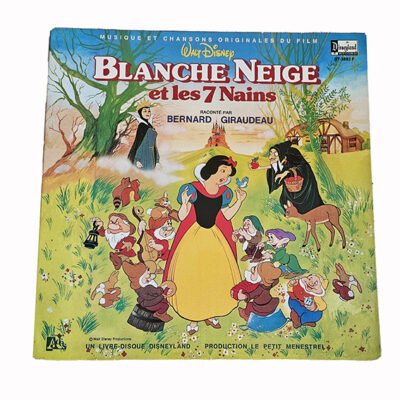 33T – Blanche neige et les 7 Nains raconté par Bernard Giraudeau Walt Disney
