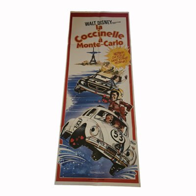 Affiche pantalon – La Coccinelle à Monté-Carlo +-60×160 cm