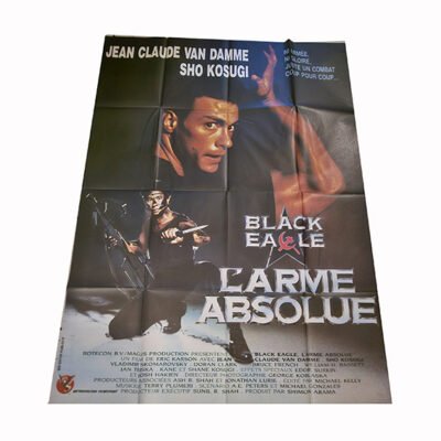 Affiche – L'arme absolue  Jean Claude Van Damme +-120×160 cm