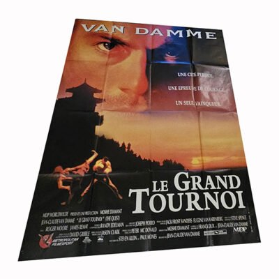 Affiche – Le grand tournoi Jean Claude Van Damme +-120×160 cm