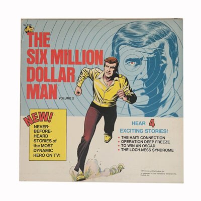 33T - The Six Million Dollar Man Volume 2 LP vinyle 1976 4 Stories, Power Records