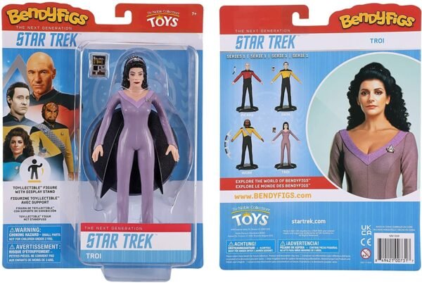 Star trek The Next Generation – Bendyfigs Troi Figures Noble Collections
