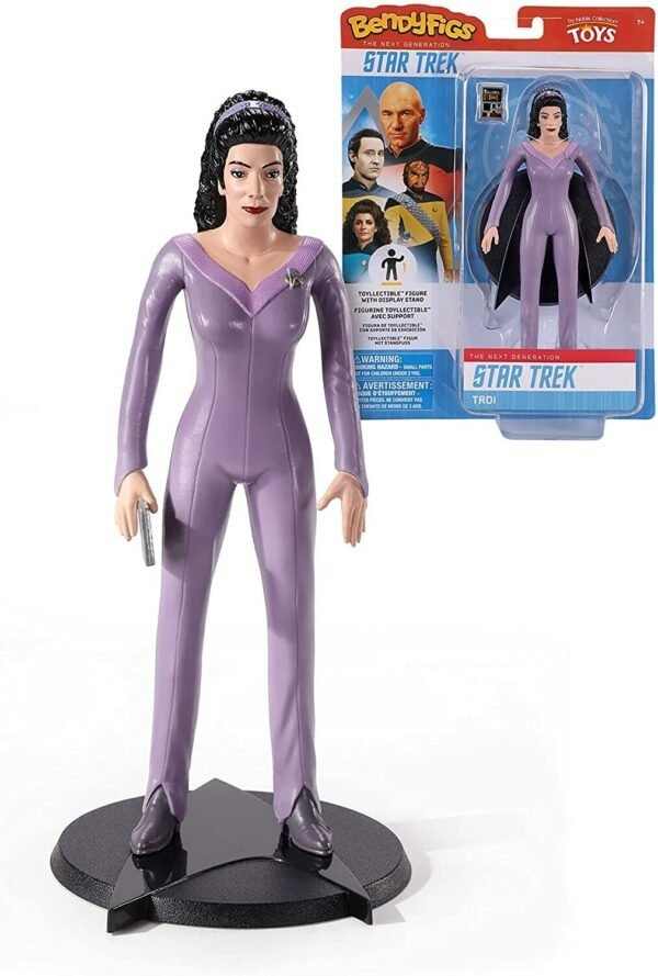 Star trek The Next Generation – Bendyfigs Troi Figures Noble Collections – Image 2