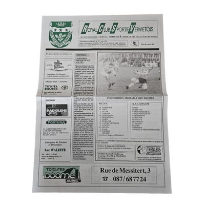 Verviers Football - Numéro 13 Mars 1994