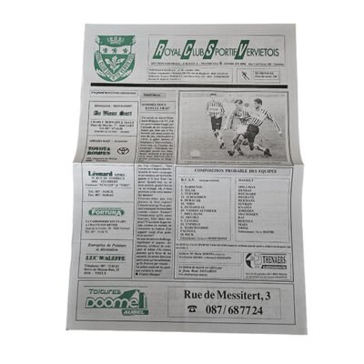 Verviers Football - Numéro 20 Octobre 1994