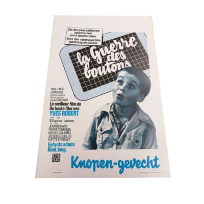 Affiche – La guerre des boutons +-35×55 cm
