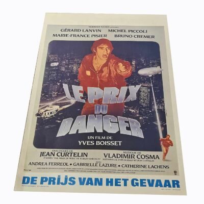 Affiche – Le prix du danger +-35×55 cm Gérard Lanvin