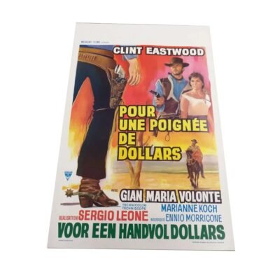 Affiche – Pour une poignée de dollars +-35×55 cm