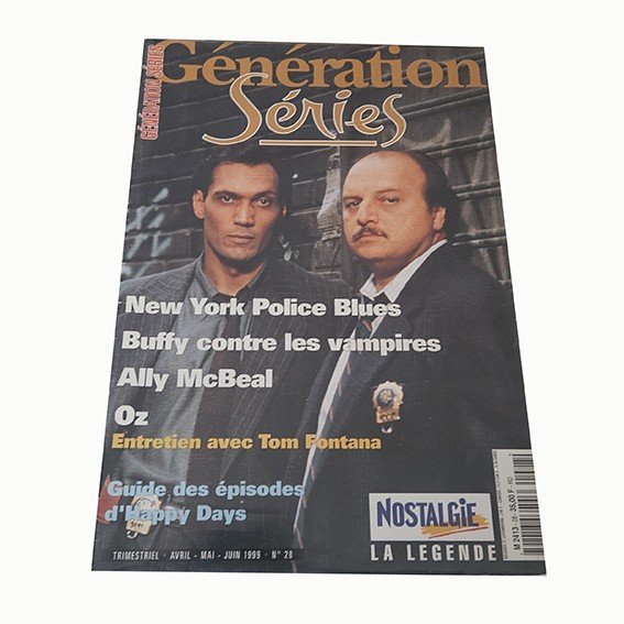 Génération Séries Magazine Vintage – Revue TV Culte – Collection Pop Culture numéro 28
