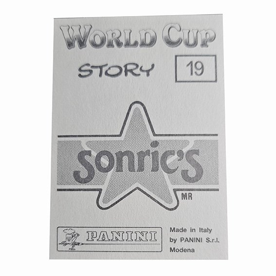 Vignette PANINI Sticker World Cup story numéro 19