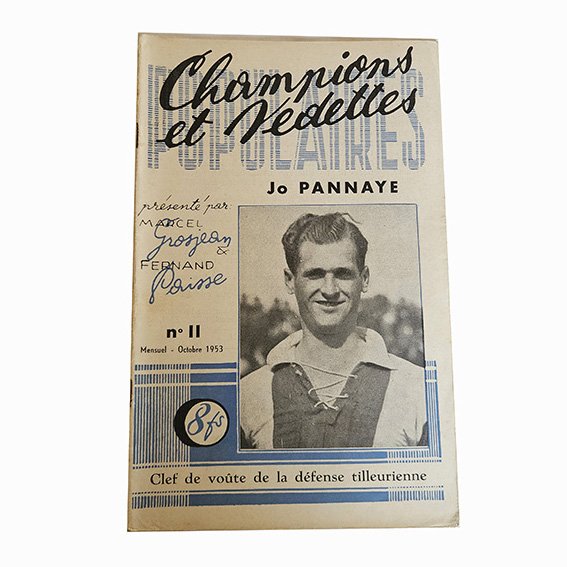 Champions et Vedettes Populaires N°11 MENSUEL Ocobre 1953 JO PANNAYE