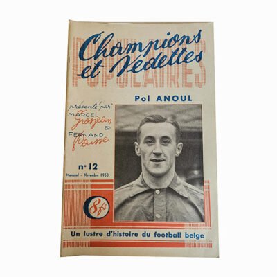 La Galerie des Champions et Vedettes Populaires 1950s Magazine Vintage Sport Cyclisme Football Belgique
