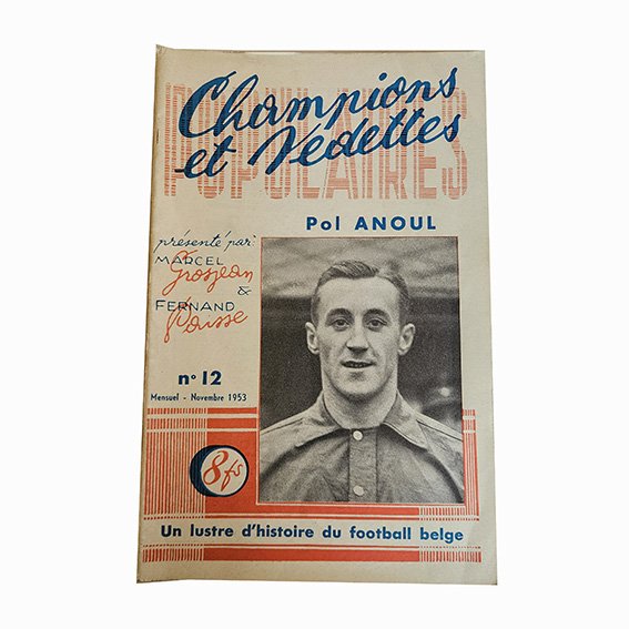 La Galerie des Champions et Vedettes Populaires 1950s Magazine Vintage Sport Cyclisme Football Belgique