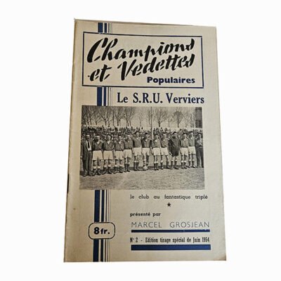 La Galerie des Champions et Vedettes Populaires 1950s Magazine Vintage Sport Cyclisme Football Belgique