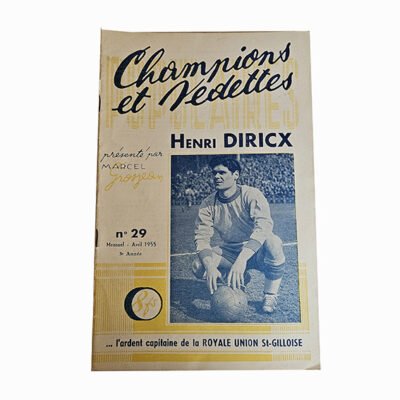 La Galerie des Champions et Vedettes Populaires 1950s Magazine Vintage Sport Cyclisme Football Belgique