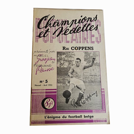 La Galerie des Champions et Vedettes Populaires 1950s Magazine Vintage Sport Cyclisme Football Belgique