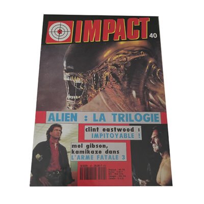 Magazine IMPACT – Revue Cinéma d’Action – Collector Films & Action Movies numéro 40