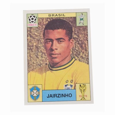 PANINI Sticker World Cup story - 41 BRASIL Jairzinho Mexico 70